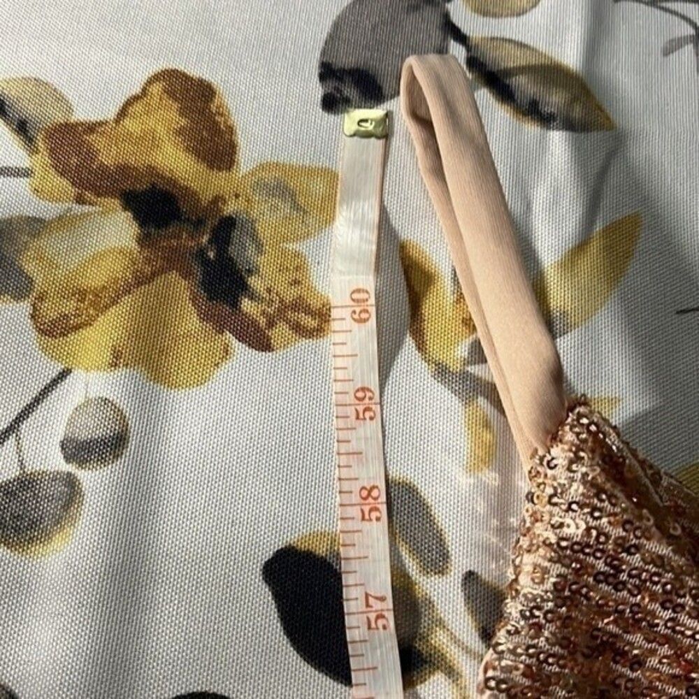 New R & M RICHARDS Nightway Sequined Top In Gold - Picture 7 of 8
